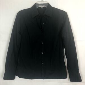 Giordano Casual & Classy Button Down Black Shirt Size Large